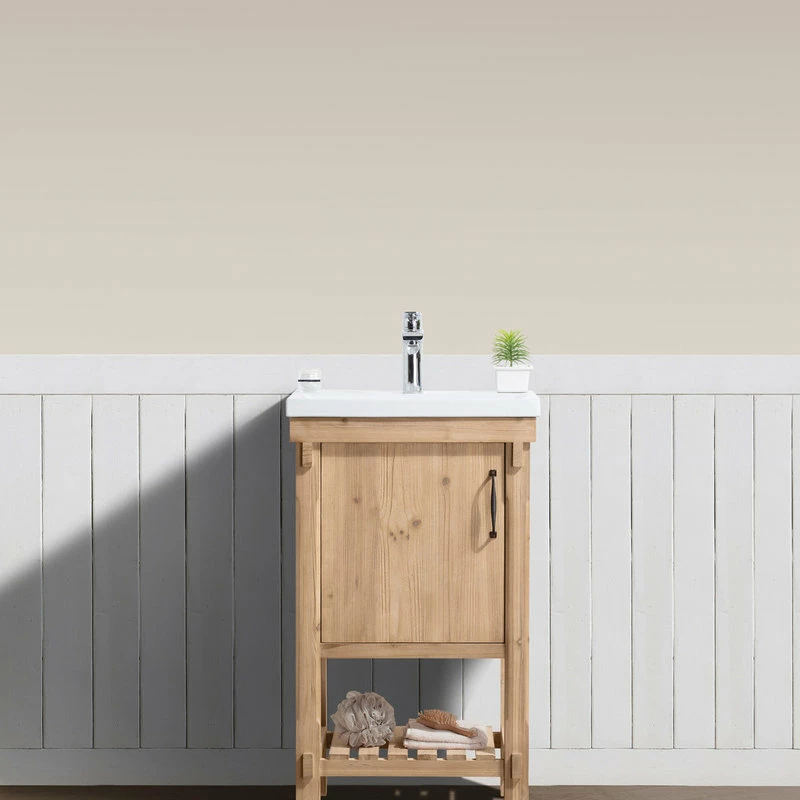 Promo โญ Ari Kitchen & Bath Marina 20.5" Bathroom Vanity, Driftwood Finish ๐ - Image 2