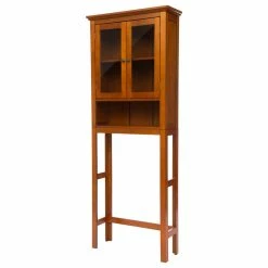 Top 10 ✔️ Glitzhome 68.25"H Wooden Bathroom Storage Cabinet Space Saver 🔥