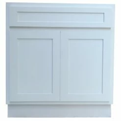 Promo ✔️ Vanity Art LLC 30 Inch Vanity Cabinet White, Knockdown, White 😀