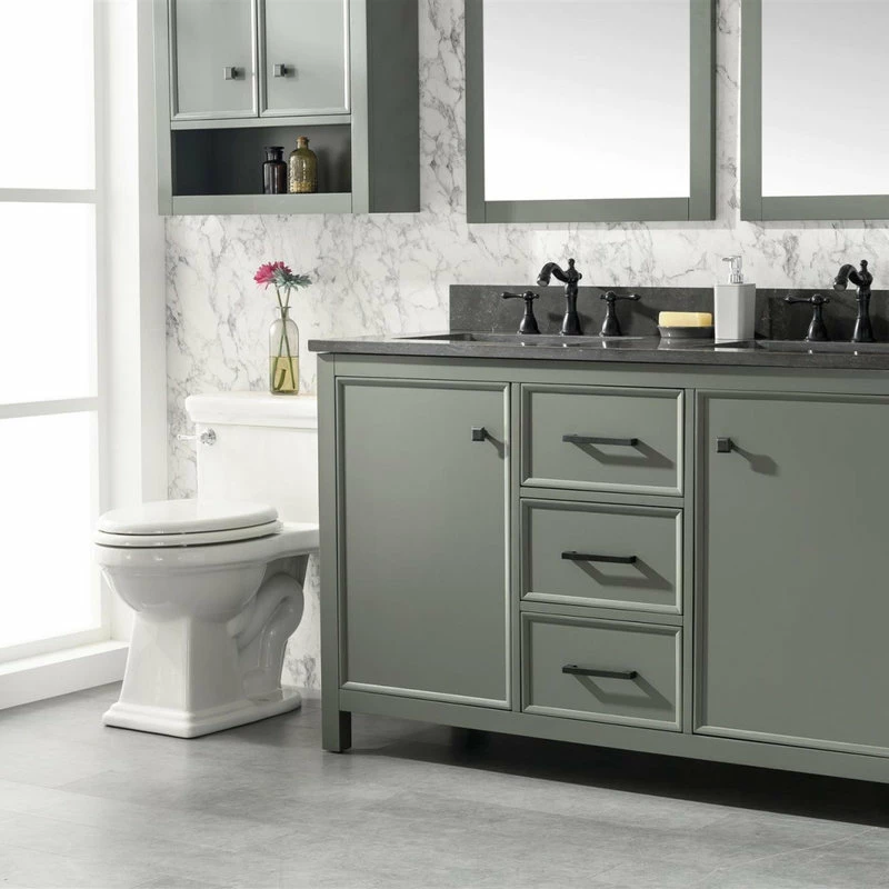 Coupon 💯 Legion Furniture 54" Double Sink Vanity Cabinet, Pewter Green ⭐ - Image 12