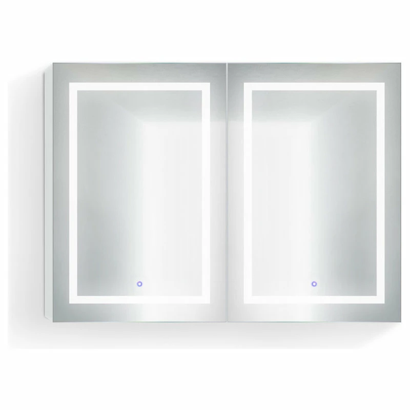 Coupon ๐ Krugg Reflections 48"x36" LED Medicine Cabinet With Dimmer/Defogger, Makeup Mirror, And USB ๐งจ - Image 4