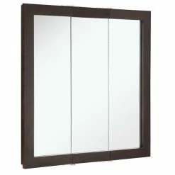 Best Pirce 🛒 Design House Ventura Tri-View Medicine Cabinet Mirror 30", Espresso 🤩