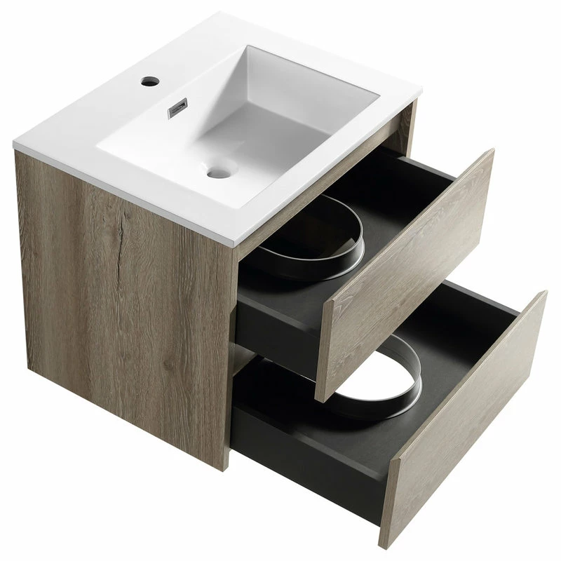 Deals ✔️ Flairwood Decor The Marlow Single Bathroom Floating Vanity, Liv, 24" 🛒 - Image 6