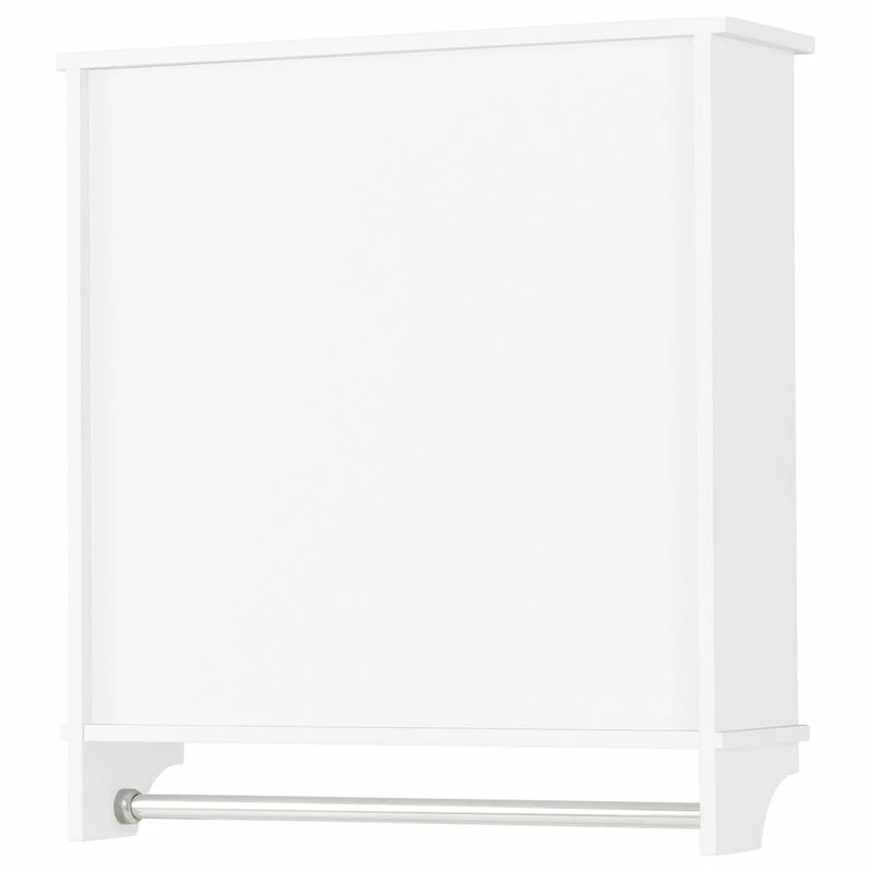 Flash Sale ๐ Bolton Furniture, Inc. Dover 27"W X 29"H Wall Mounted Bathroom Storage Cabinet, 2 Doors And Towel Rod โค๏ธ - Image 5