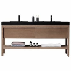 Best Sale ❤️ Cartisan Design & Build Group, Inc. Bibury Freestanding Vanity, Chestnut Oak, 72" 🤩