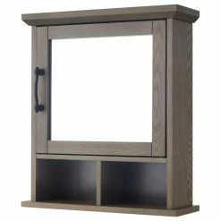 Cheap 🛒 Versanora Wooden Bathroom Medicine Cabinet Mirror Oak 👍