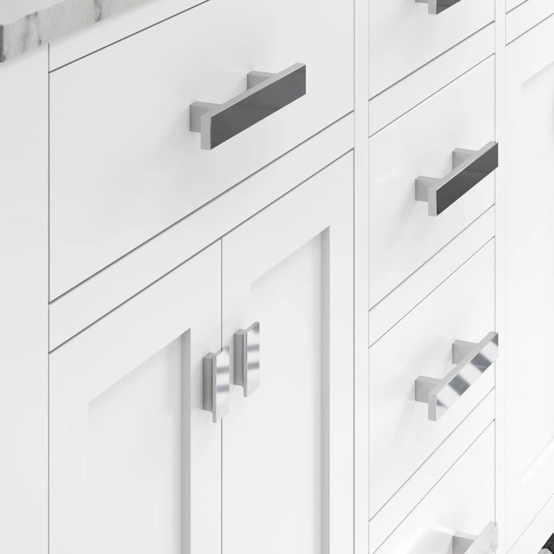 Flash Sale 🎉 Water Creation Madison Pure White Bathroom Vanity, 60", No Mirror, No Faucet 🔥 - Image 6