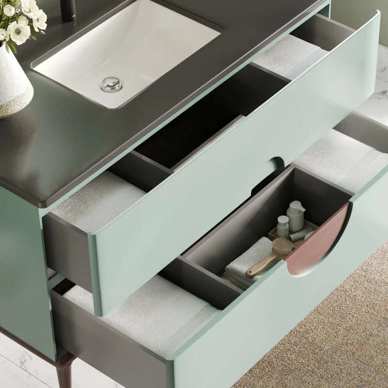 Outlet ⌛ MOD Rhonda Bath Vanity, Aloe Green, 48", Single Sink, Freestanding 🛒 - Image 5