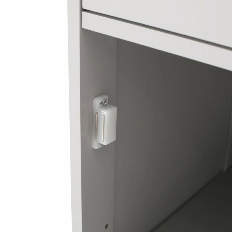 Promo 🎉 GDFStudio Chloe Modern Bathroom Storage Cabinet, Light Gray 🥰 - Image 6