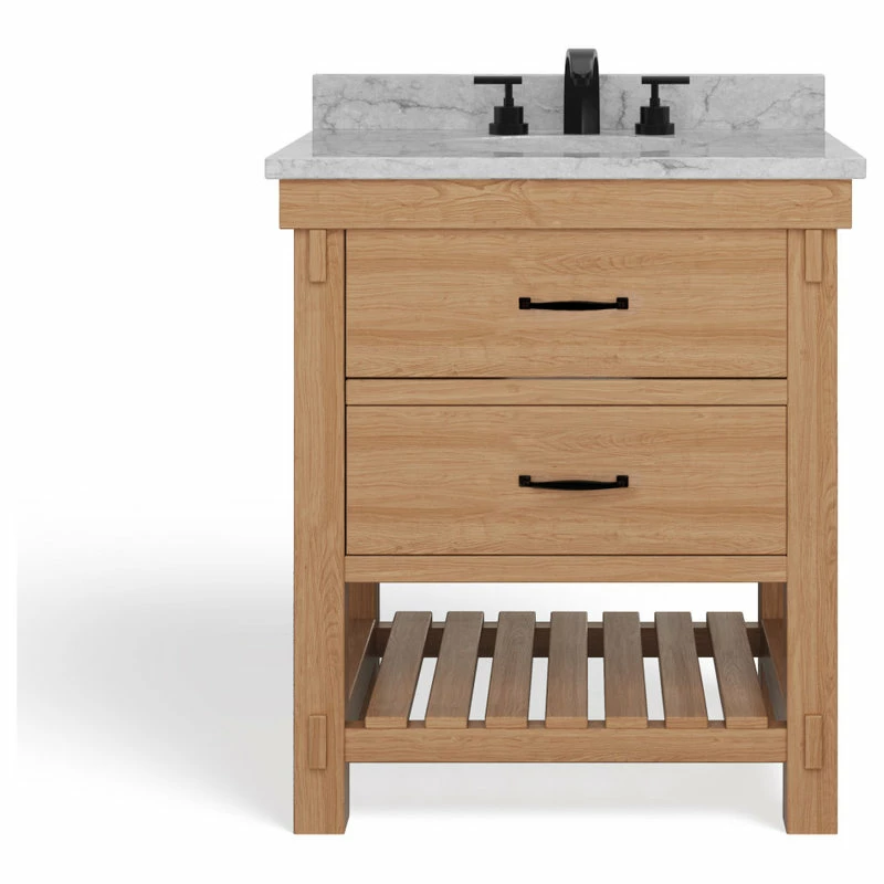 Deals ๐ MOD Bosque Bath Vanity, Weathered Fir, 30", Single Sink, Undermount, Freestanding ๐ - Image 9