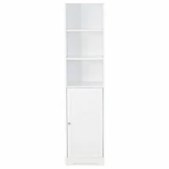 Wholesale ๐ GDFStudio Lauren Modern Free Standing Bathroom Linen Tower Storage Cabinet, Matte White โ๏ธ
