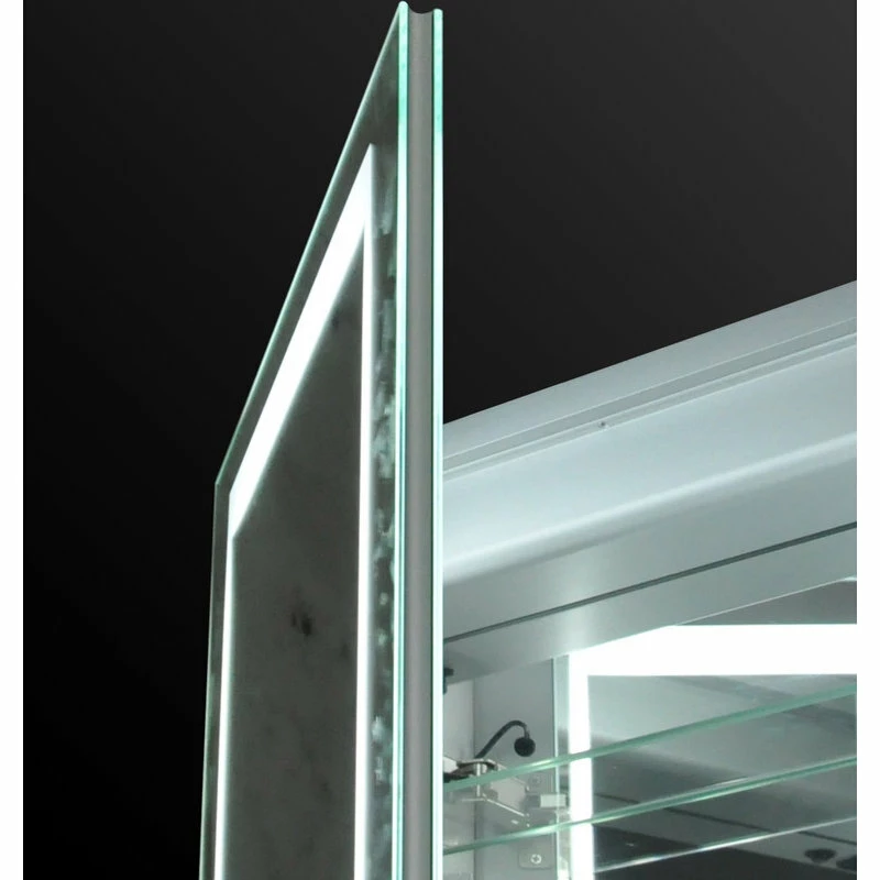 Discount 👍 Innoci-usa Recessed LED Medicine Cabinet 16"W X 20"H, Left Hinge 🔥 - Image 4