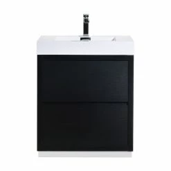 Brand new 🧨 KUBEBATH Bliss 30" Free Standing Bathroom Vanity, Black 🌟