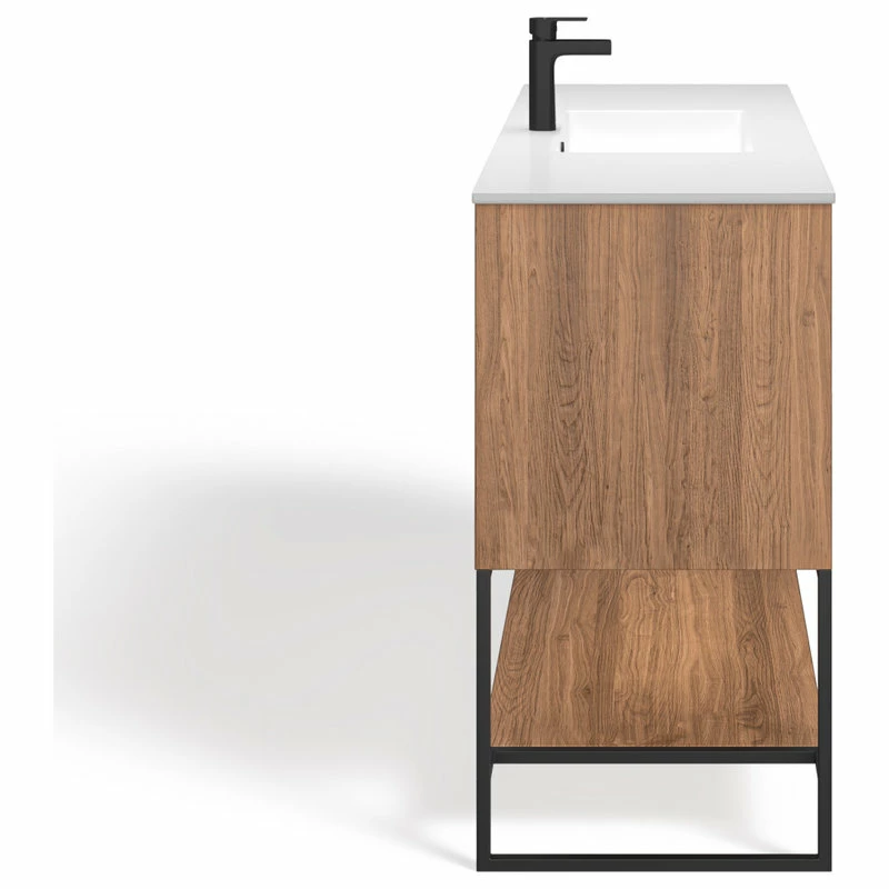 Deals ๐ MOD Foundry Bath Vanity, Walnut, 48", Integrated Single Sink, Freestanding ๐คฉ - Image 11