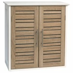 Discount โ๏ธ EVIDECO Wall Mounted Bathroom Medicine Cabinet Stockholm Oak-Colored Wood โจ