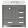 Best deal 👍 Water Creation 36" Wide Cashmere Gray Single Sink Bathroom Vanity, Vanity Only 👍