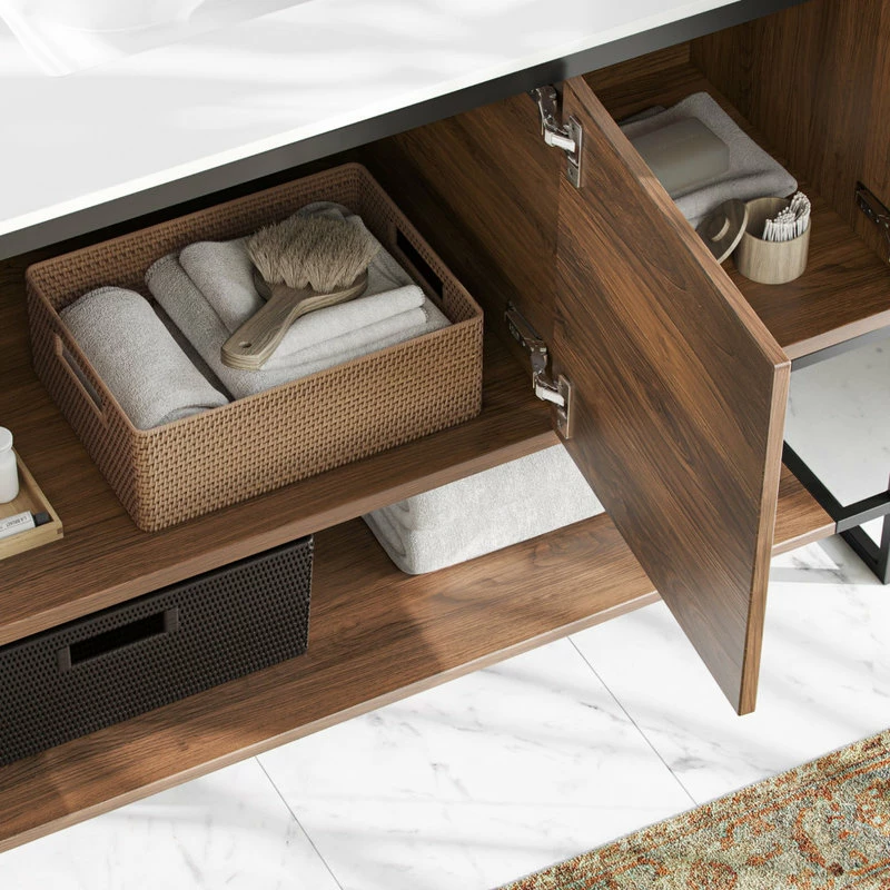 Deals ๐ MOD Foundry Bath Vanity, Walnut, 48", Integrated Single Sink, Freestanding ๐คฉ - Image 5