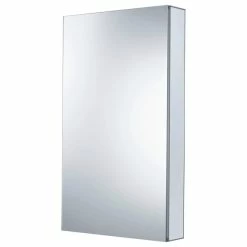 Cheapest ๐คฉ Fine Fixtures Bathroom Medicine Cabinet, Aluminum, Recessed/Surface Mount, 24"x40" ๐งจ