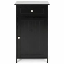 Buy ✨ GDFStudio Chloe Modern Bathroom Storage Cabinet, Black 🥰