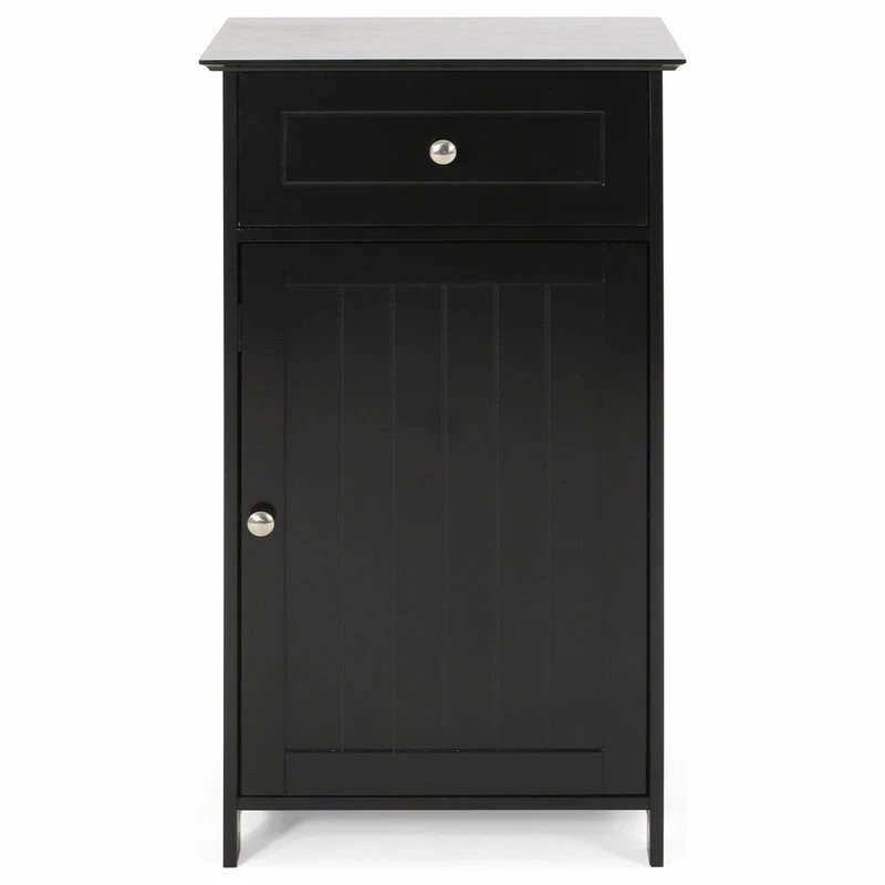 Buy ✨ GDFStudio Chloe Modern Bathroom Storage Cabinet, Black 🥰