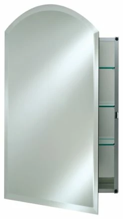 Cheap ✨ Afina Corporation Arch Top Frameless Medicine Cabinets, 16"x25", Right Hinge ⭐
