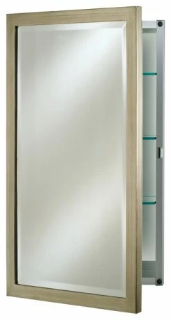 Cheap 🥰 Afina Corporation Afina Basix 20"x26" Single Door Medicine Cabinet, Brushed Silver 😍