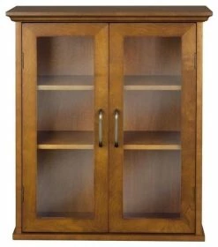 Deals ✨ Atlin Designs 2 Door Wall Cabinet In Oil Oak 🥰